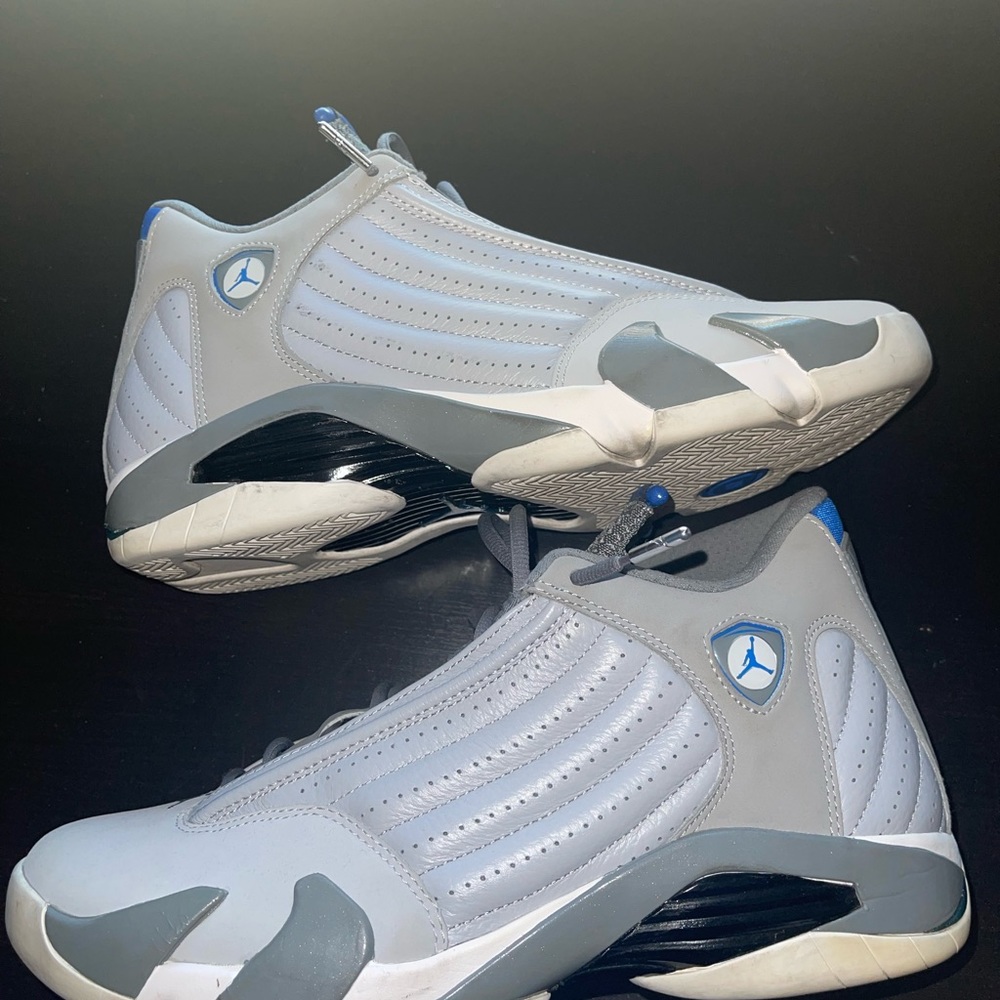 Air Jordan 14 Wolf Grey Shoes Men’s Size 11 - Picture 2 of 4
